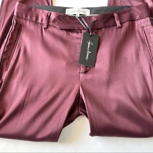 Femmes D’armes Bordeaux Satin Pants